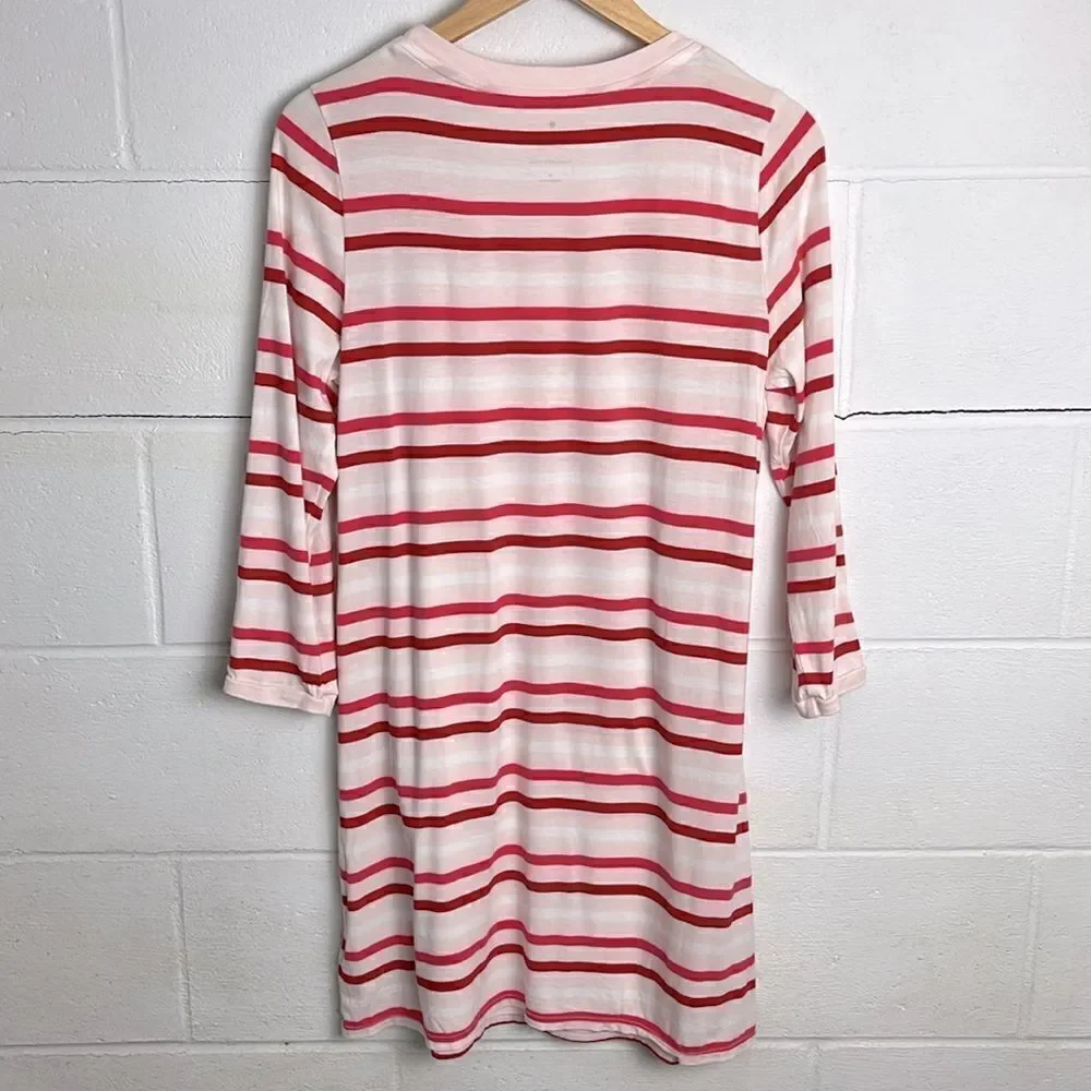 Kate Spade dream a little dream striped nightgown